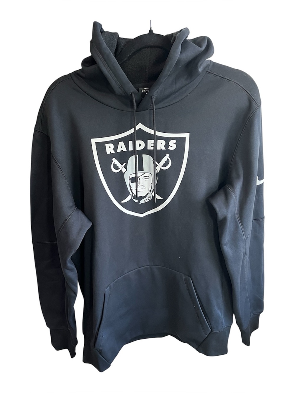 Nike Las Vegas Raiders NFL Pullover Hoodie Black Size Large NKAQ-00A